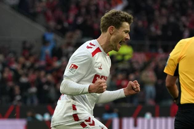 Fussball, 2 BL Saison 2024 2025, 1.FC Köln vs FC Nürnberg 15.12.2024, Rheinenergiestadion Köln, florian kainz, 1.FC Köln, jubelt Einzelbild Aktion