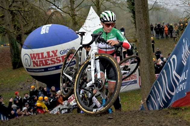 UCI Cyclocross World Cup series 2024-2025 in Namur NAMUR, BELGIUM - DECEMBER 15 : Casasola Sara (ITA) of Crelan - Corendon during the 4th leg of the UCI Cyclocross World Cup series 2024-2025 in Namur, Belgium, 15 12 2024 Namur Belgium  Copyright: xSesx