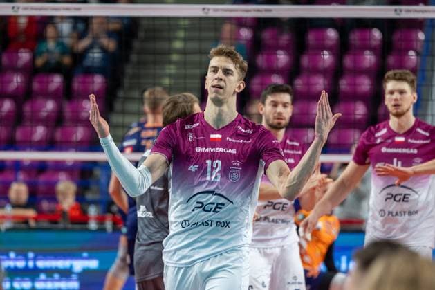 PGE Projekt Warszawa - ACH Volley Ljubljana 17.12.2024 Warsaw, men volleyball , CEV Champions League , game PGE Projekt Warszawa - ACH Woley Ljubljana image shows: Artur Szalpuk Copyright: xFotostykxPhotoxAgencyx 20241217FCTKP228