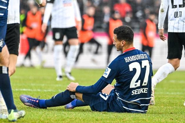 GER, 2. BL, SSV Ulm 1846 vs Hamburger SV 14.12.2024, Donaustadion, Ulm, GER, 2. BL, SSV Ulm 1846 vs Hamburger SV, im Bild Davie Selke (Hamburger SV, 27)