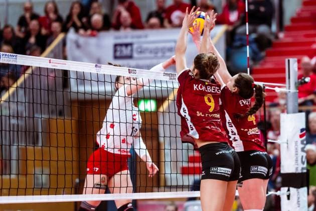 DVV-Pokal Halbfinale; SC Potsdam - Dresdner SC; 18.12.2024 DVV-Pokal Halbfinale; SC Potsdam - Dresdner SC; 18.12.2024 Copyright: xBEAUTIFULxSPORTS NicolxMarschallx