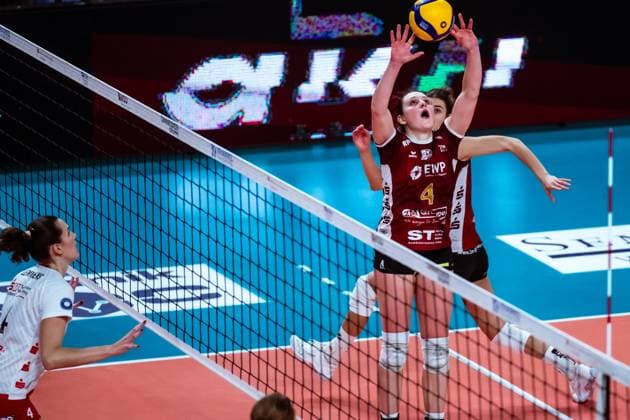 DVV-Pokal Halbfinale; SC Potsdam - Dresdner SC; 18.12.2024 DVV-Pokal Halbfinale; SC Potsdam - Dresdner SC; 18.12.2024 Copyright: xBEAUTIFULxSPORTS NicolxMarschallx