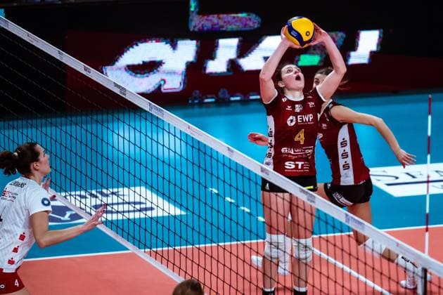 DVV-Pokal Halbfinale; SC Potsdam - Dresdner SC; 18.12.2024 DVV-Pokal Halbfinale; SC Potsdam - Dresdner SC; 18.12.2024 Copyright: xBEAUTIFULxSPORTS NicolxMarschallx