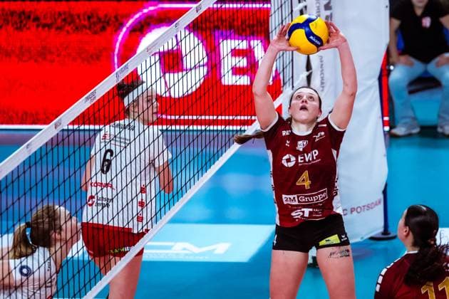 DVV-Pokal Halbfinale; SC Potsdam - Dresdner SC; 18.12.2024 DVV-Pokal Halbfinale; SC Potsdam - Dresdner SC; 18.12.2024 Copyright: xBEAUTIFULxSPORTS NicolxMarschallx