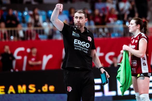 DVV-Pokal Halbfinale; SC Potsdam - Dresdner SC; 18.12.2024 DVV-Pokal Halbfinale; SC Potsdam - Dresdner SC; 18.12.2024 Copyright: xBEAUTIFULxSPORTS NicolxMarschallx