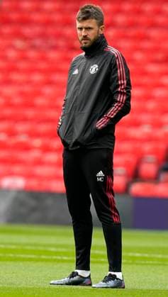 Manchester United, ManU v Brentford - Pre Season Friendly - Old Trafford July 28, 2021, Manchester, United Kingdom: Manchester, England, 28th July 2021. Michael Carrick first team coach of Manchester United during the Pre Season Friendly match at Old Trafford, Manchester. Picture credit should read: Andrew Yates Sportimage Manchester United Kingdom EDITORIAL USE ONLY Copyright: xx ZUMA-20210728_zaf_si1_253.jpg AndrewxYatesx csmphototwo758881