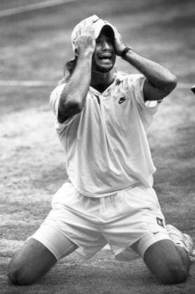 Andre Agassi Wimbledon 92 Tennis Andre Agassi DMGTCHPDPICT000402654251