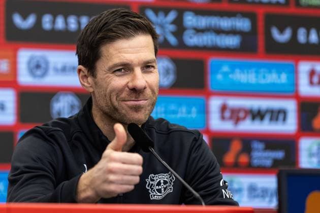 Sport Themen der Woche KW51 Sport Bilder des Tages 1. Fußball Bundesliga: Bayer 04 Leverkusen Pressekonferenz; 20.12.2024 Xabi Alonso (Bayer 04 Leverkusen, Cheftrainer) 1. Fußball Bundesliga: Bayer 04 Leverkusen Pressekonferenz; 20.12.2024 DFL regulations prohibit any use of photographs as image sequences and or quasi video. *** 1 Soccer Bundesliga Bayer 04 Leverkusen Press Conference 20 12 2024 Xabi Alonso Bayer 04 Leverkusen, Head Coach 1 Soccer Bundesliga Bayer 04 Leverkusen Press Conference 20 12 2024 DFL regulations prohibit any use of photographs as image sequences and or quasi video Copyright: xBEAUTIFULxSPORTS Buriakovx