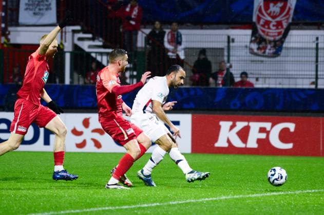 FOOTBALL : Rouen vs Lille - Coupe de France - 20 12 2024 Ismaily Goncalves ( 6 - Lille ) scores a goal during the French Cup match between FC Rouen and Lille OSC at Stade Robert Diochon on December 20, 2024 in Rouen, France. ( Photo by Dante Badano PsnewZ ) - RouenFrance  Copyright: xDantexBadanox