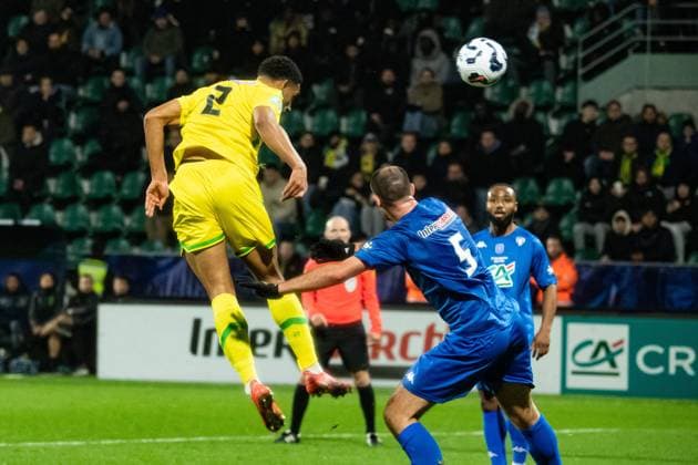 FOOTBALL : Drancy vs FC Nantes - Coupe de France - 32e de Finale - 21 12 2024 Jean-Charles Castelletto (FC NANTES) Saint OuenFrance  Copyright: xBaptistexAutissierx