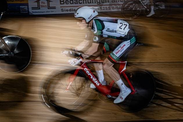 SALMON Martin Alexander: DM Omnium 2024 - Frankfurt Oder SALMON Martin Alexander ( GER ) RV Dudenhofen Querformat - quer - horizontal - Landscape - Event Veranstaltung: DM Omnium 2024 - Deutsche Meisterschaft - Category Kategorie: Cycling - Track cycling, Rad, Radsport, Bahnrad, Bahn National Championship Omnium - Elite Men - Location Ort: Europe Germany - Brandenburg - Märkisch Oderland - Frankfurt Oder - Oderlandhalle - Discipline: Omnium - Distance: ... m - Date Datum: 21.12.2024 Saturday Day 2 -