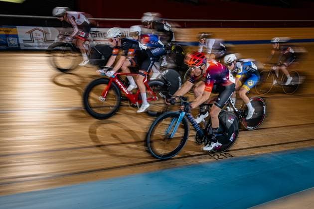 KASPER Romy: DM Omnium 2024 - Frankfurt Oder KASPER Romy ( GER ) Human Powered Health Querformat - quer - horizontal - Landscape - Event Veranstaltung: DM Omnium 2024 - Deutsche Meisterschaft - Category Kategorie: Cycling - Track cycling, Rad, Radsport, Bahnrad, Bahn National Championship Omnium - Elite Women - Location Ort: Europe Germany - Brandenburg - Märkisch Oderland - Frankfurt Oder - Oderlandhalle - Discipline: Omnium - Distance: ... m - Date Datum: 21.12.2024 Saturday Day 2 -