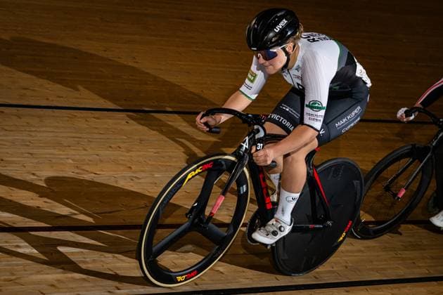 ROTTMANN Judith Friederike: DM Omnium 2024 - Frankfurt Oder ROTTMANN Judith Friederike ( GER ) RC Victoria Neheim Querformat - quer - horizontal - Landscape - Event Veranstaltung: DM Omnium 2024 - Deutsche Meisterschaft - Category Kategorie: Cycling - Track cycling, Rad, Radsport, Bahnrad, Bahn National Championship Omnium - Elite Women - Location Ort: Europe Germany - Brandenburg - Märkisch Oderland - Frankfurt Oder - Oderlandhalle - Discipline: Omnium - Distance: ... m - Date Datum: 21.12.2024 Saturday Day 2 -