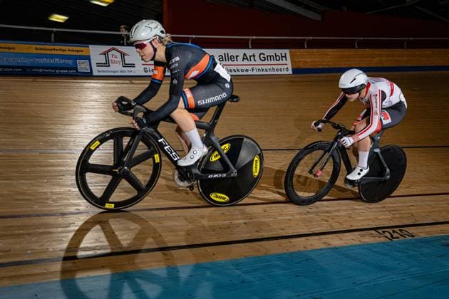 REIßNER Lena Charlotte: DM Omnium 2024 - Frankfurt Oder REIßNER Lena Charlotte ( GER ) LKT Team Brandenburg Querformat - quer - horizontal - Landscape - Event Veranstaltung: DM Omnium 2024 - Deutsche Meisterschaft - Category Kategorie: Cycling - Track cycling, Rad, Radsport, Bahnrad, Bahn National Championship Omnium - Elite Women - Location Ort: Europe Germany - Brandenburg - Märkisch Oderland - Frankfurt Oder - Oderlandhalle - Discipline: Omnium - Distance: ... m - Date Datum: 21.12.2024 Saturday Day 2 -