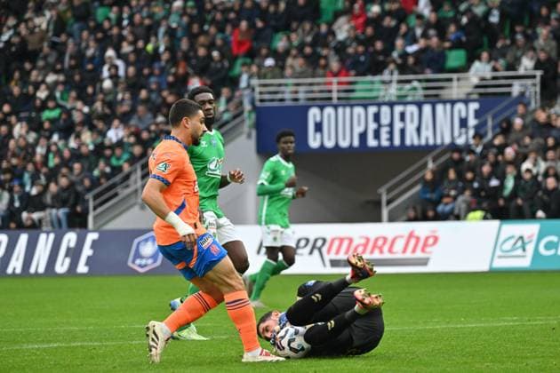 FOOTBALL : AS Saint-Etienne vs Olympique de Marseille - Coupe de France - 22 12 2024 (asse) vs (om) Saint-EtienneFrance  Copyright: xFabricexChermetx