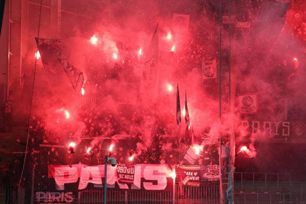 FOOTBALL : RC Lens vs Paris Saint-Germain - Coupe de France 32e de finale - 22 12 2024 Supporters du PSG lors du match RC Lens - Paris Saint-Germain, Coupe de France 32e de finale, stade Bollaert-Delelis, le 22 dÃ cembre 2024  Copyright: xLaurentxSANSONx xPsnewZx