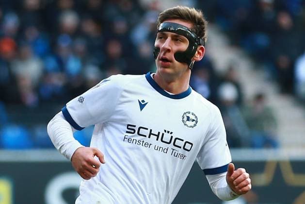 22.12.2024, xrekx, Fussball 3.Liga, SV Waldhof Mannheim - Arminia Bielefeld emspor, v.l. Marius Wörl Woerl (Arminia Bielefeld) (DFL DFB REGULATIONS PROHIBIT ANY USE OF PHOTOGRAPHS as IMAGE SEQUENCES and or QUASI-VIDEO) Mannheim