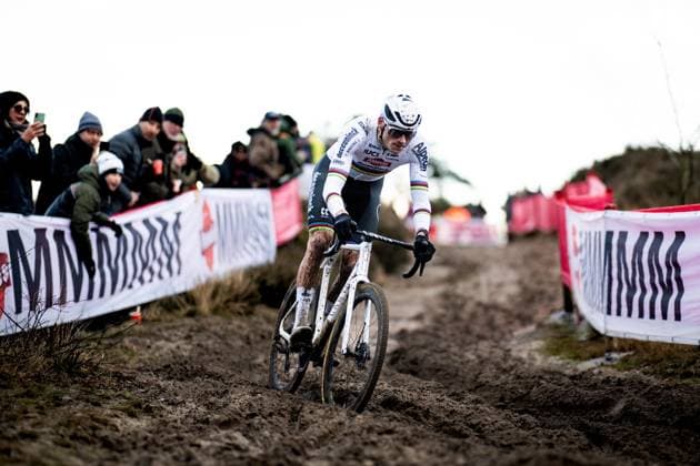 UCI Cyclocross World Cup Zonhoven 2024 ZONHOVEN, BELGIUM - DECEMBER 22 : Van Der Poel Mathieu (NED) of Alpecin - Deceuninck in action pictured during the UCI Zonhoven World Cup on December 22, 2024 in Zonhoven, Belgium, 22 12 2024 Zonhoven Belgium  Copyright: xBcex