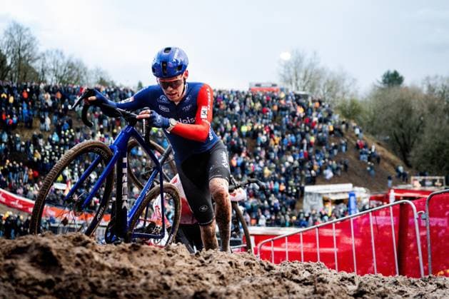 UCI Cyclocross World Cup Zonhoven 2024 ZONHOVEN, BELGIUM - DECEMBER 22 : Ronhaar Pim (NED) of Baloise Trek Lions in action pictured during the UCI Zonhoven World Cup on December 22, 2024 in Zonhoven, Belgium, 22 12 2024 Zonhoven Belgium  Copyright: xBcex