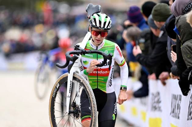2024 Superprestige Cyclocross Mol MOL, BELGIUM - DECEMBER 23 : Van Der Heijden Inge (NED) of Crelan - Corendon in action during the 5th leg of the women elite 2024 - 2025 Telenet Superprestige cyclocross race of Mol on December 23, 2024 in Mol, Belgium, 23 12 2024 Mol Belgium  Copyright: xNicoxVereeckenx