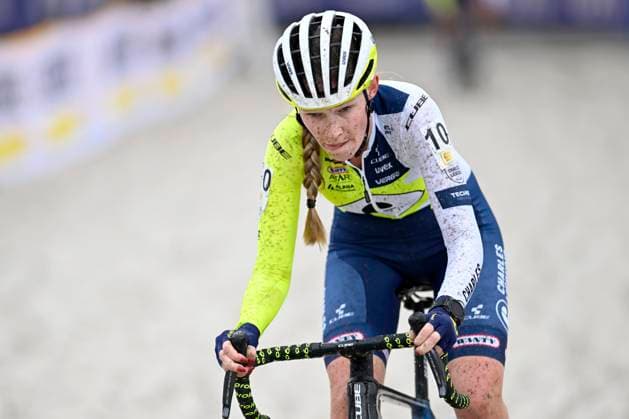 2024 Superprestige Cyclocross Mol MOL, BELGIUM - DECEMBER 23 : Brouwers Julie (BEL) of Charles Liegeois Roastery Cx in action during the 5th leg of the women elite 2024 - 2025 Telenet Superprestige cyclocross race of Mol on December 23, 2024 in Mol, Belgium, 23 12 2024 Mol Belgium  Copyright: xNicoxVereeckenx