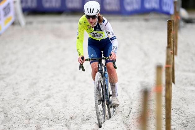 2024 Superprestige Cyclocross Mol MOL, BELGIUM - DECEMBER 23 : Molengraaf Lauren (NED) of Charles Liegeois Roastery Cx in action during the 5th leg of the women elite 2024 - 2025 Telenet Superprestige cyclocross race of Mol on December 23, 2024 in Mol, Belgium, 23 12 2024 Mol Belgium  Copyright: xNicoxVereeckenx