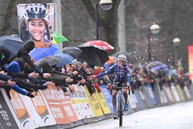 2024 Superprestige Cyclocross Mol MOL, BELGIUM - DECEMBER 23 : Alvarado Ceylin Del Carmen (NED) of Alpecin-Deceuninck wins during the 5th leg of the women elite 2024 - 2025 Telenet Superprestige cyclocross race of Mol on December 23, 2024 in Mol, Belgium, 23 12 2024 Mol Belgium  Copyright: xNicoxVereeckenx
