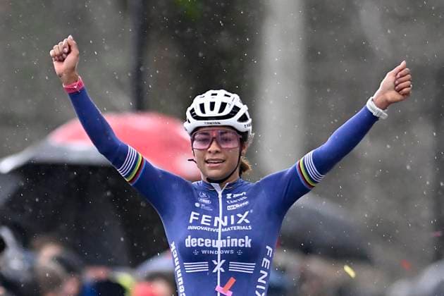 2024 Superprestige Cyclocross Mol MOL, BELGIUM - DECEMBER 23 : Alvarado Ceylin Del Carmen (NED) of Alpecin-Deceuninck wins during the 5th leg of the women elite 2024 - 2025 Telenet Superprestige cyclocross race of Mol on December 23, 2024 in Mol, Belgium, 23 12 2024 Mol Belgium  Copyright: xNicoxVereeckenx