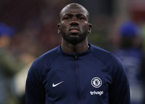 AC Milan v Chelsea - UEFA Champions League - Giuseppe Meazza October 11, 2022, Milan, United Kingdom: Milan, Italy, 11th October 2022. Kalidou Koulibaly of Chelsea FC looks on during the line up prior to kick off in the UEFA Champions League match at Giuseppe Meazza, Milan. Milan United Kingdom EDITORIAL USE ONLY Copyright: xx ZUMA-20221011_zaf_si1_341.jpg JonathanxMoscropx csmphototwo979914