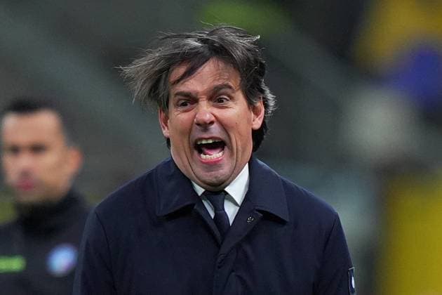 Bilder des Jahres 2024, Sport 12 Dezember Sport Themen der Woche KW52 Sport Bilder des Tages Inter Milan s head coach Simone Inzaghi during the Serie A soccer match between Inter and Como at San Siro Stadium in Milan , North Italy - Monday , December 23 , 2024. - Soccer .  Copyright: xSpada LaPressex