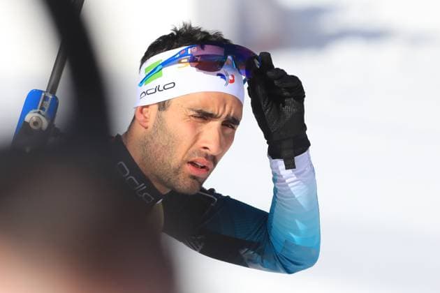 Biathlon: IBU World Championsihips Martin Fourcade (FRA) during the 10km sprint at the IBU Biathlon World Championships, Saturday, Feb. 15, 2020, at Anterselva Antholz, Italy. (Pierre Teyssot Image of Anterselva - Antholz Italy EDITORIAL USE ONLY Copyright: xImagexofxSportx (PierrexTeyssotx iosphotos177416