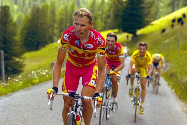 20-06-2000 Tour De Suisse; Tappa 08 Locarno - La Punt; 2000, Polti; Herve, Pascal; Albula Pass; 