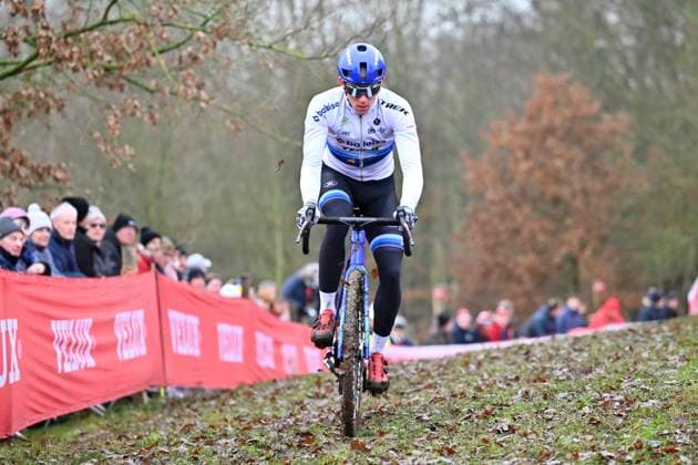UCI Cyclocross World Cup Gavere 2024 GAVERE, BELGIUM - DECEMBER 26 : Nys Thibau (BEL) of Baloise Trek Lions warming up prior to the 7th leg of the UCI Cyclocross World Cup series 2024-2025 for Men Elite in Gavere, Belgium, 26 12 2024 Gavere Belgium  Copyright: xBcex