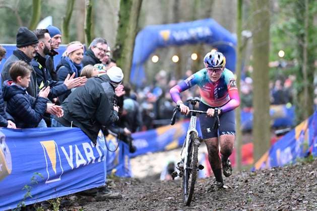 UCI Cyclocross World Cup Gavere 2024 GAVERE, BELGIUM - DECEMBER 26 : Backstedt Zoe (GBR) of Canyon - Sram Racing during the 7th leg of the UCI Cyclocross World Cup series 2024-2025 for Women Elite in Gavere, Belgium, 26 12 2024 Gavere Belgium  Copyright: xBcex