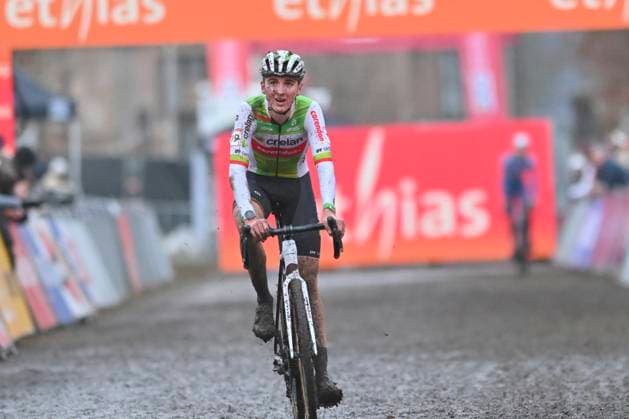 UCI Cyclocross World Cup Gavere 2024 GAVERE, BELGIUM - DECEMBER 26 : Verstrynge Emiel (BEL) of Crelan - Corendon during the 7th leg of the UCI Cyclocross World Cup series 2024-2025 for Men Elite in Gavere, Belgium, 26 12 2024 Gavere Belgium  Copyright: xBcex