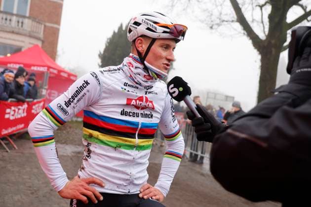 Exact Cross cyclocross Loenhout 2024 LOENHOUT, BELGIUM - DECEMBER 27 : Van Der Poel Mathieu (NED) of Alpecin-Deceuninck during the 5th leg of the Exact Cross cyclocross series 2024-2025 in Loenhout, Belgium, 27 12 2024 Loenhout Belgium  Copyright: xJanxDexMeuleneirx