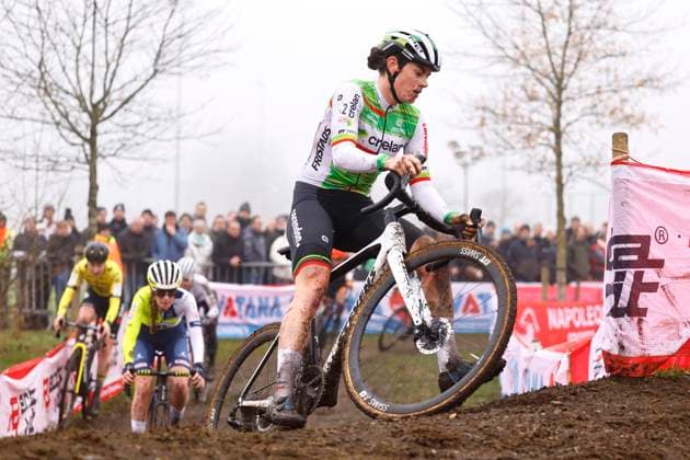 Exact Cross cyclocross Loenhout 2024 LOENHOUT, BELGIUM - DECEMBER 27 : Norbert Riberolle Marion (BEL) of Crelan - Corendon during the 5th leg of the Exact Cross cyclocross series 2024-2025 in Loenhout, Belgium, 27 12 2024 Loenhout Belgium  Copyright: xJanxDexMeuleneirx