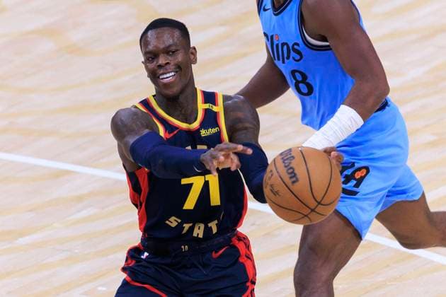 December 27, 2024, Inglewood, California, USA: Dennis Schroder 71 of the Golden State Warriors passes the ball during their regular season NBA, Basketball Herren, USA game against the Los Angeles Clippers on Friday December 27, 2024 at Intuit Dome in Inglewood, California. Clippers defeat Warriors, 102-92. ARIANA RUIZ PI Inglewood USA - ZUMAp124 20241227_zaa_p124_010 Copyright: xArianaxRuizx