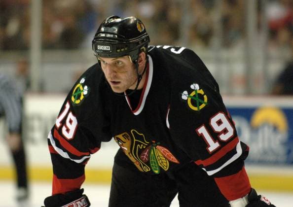 The Chicago Blackhawks Kyle Calder is shown during a game against the Washington Capitals at the MCI Center on Tuesday, January 10, 2006. (George Bridges KRT) WASHINGTON DC USA EDITORIAL USE ONLY Copyright: xx GEORGExBRIDGESx krtphotoslive200287