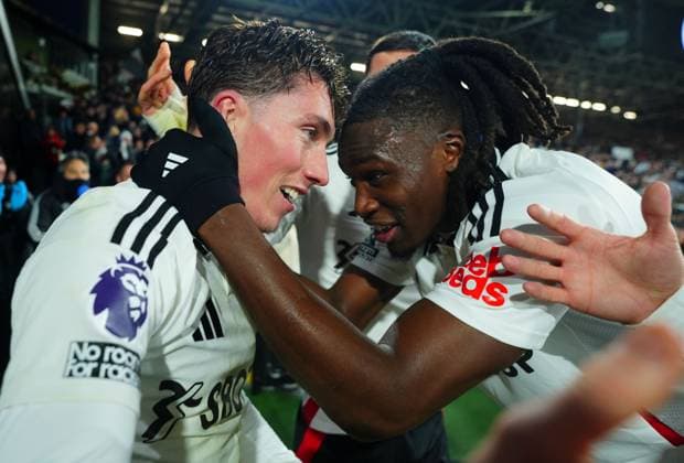 Sport Themen der Woche KW52 Sport Bilder des Tages Harry Wilson of Fulham celebrates scoring a goal after making it 2-1 Fulham v AFC Bournemouth, Premier League, Football, Craven Cottage, London, UK - 29 Dec 2024 EDITORIAL USE ONLY No use with unauthorised audio, video, data, fixture lists, club league logos or live services. Online in-match use limited to 120 images, no video emulation. No use in betting, games or single club league player publications.  Copyright: xJavierxGarcia Shutterstockx 15046756be