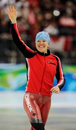 OLY-SPD-LONGTRACK Canada s Clara Hughes captured a bronze medal in the women s 5,000-meter Speed skating, Eisschnelllauf held at the Richmond Olympic Oval, Richmond, B.C., on Wednesday, February 24 2010, during the 2010 Olympics. (Gerry Kahrmann Canwest News Service MCT) RICHMOND BC CAN EDITORIAL USE ONLY Copyright: xx 1085093 GerryxKahrmannx krtphotoslive401680