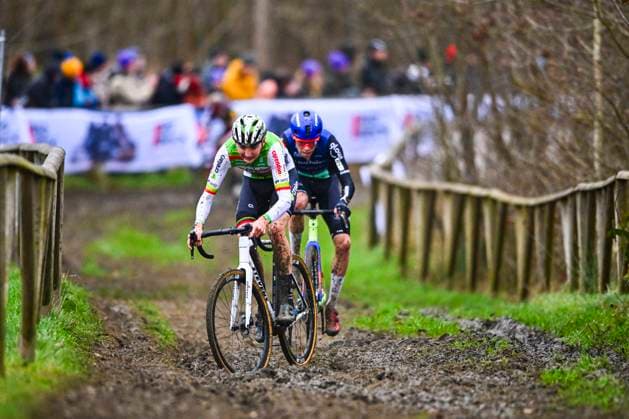 X2O Badkamers Trofee cyclocross - 2025 BAAL, BELGIUM - JANUARY 01 : Verstrynge Emiel (BEL) of Crelan - Corendon in action during the the 5th leg of the X2O Badkamers Trofee cyclocross series 2024-2025 in Baal, Belgium, 01 01 2025 Baal Belgium  Copyright: xGvgx