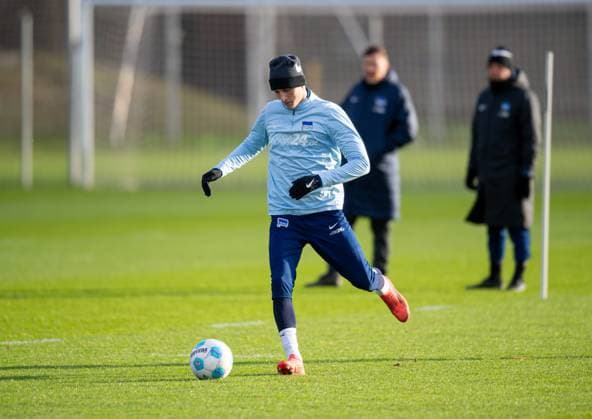 Fussball, Herren, Saison 2024 25, 2. Bundesliga, Hertha BSC, Training, Palko Dardai (Hertha BSC), 02.01. 2025,
