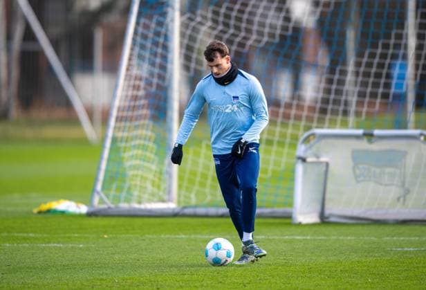 Fussball, Herren, Saison 2024 25, 2. Bundesliga, Hertha BSC, Training, Pascal Klemens (Hertha BSC), 02.01. 2025,