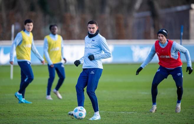 Fussball, Herren, Saison 2024 25, 2. Bundesliga, Hertha BSC, Training, Smail Prevljak (Hertha BSC), 02.01. 2025,