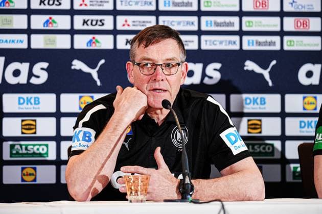 Sport Themen der Woche KW01 Sport Bilder des Tages Alfred Gislason (Deutschland, Trainer) GER, Pressekonferenz Deutschland, Handball, 04.01.2025 GER, Pressekonferenz Deutschland, Handball, 04.01.2025 Hamburg *** Alfred Gislason Germany, Coach GER, Press conference Germany, Handball, 04 01 2025 GER, Press conference Germany, Handball, 04 01 2025 Hamburg Copyright: xEibner-Pressefoto MarcelxvonxFehrnx EP_MFN
