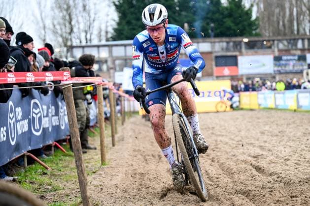 Telenet Superprestige cyclocross Gullegem 2025 GULLEGEM, BELGIUM - JANUARY 04 : Merlier Tim (BEL) of Soudal - Quick Step Team during the 7th leg of the Telenet Superprestige cyclocross series 2024-2025 in Gullegem, Belgium, 04 01 2025  Copyright: xTomasxSiskx