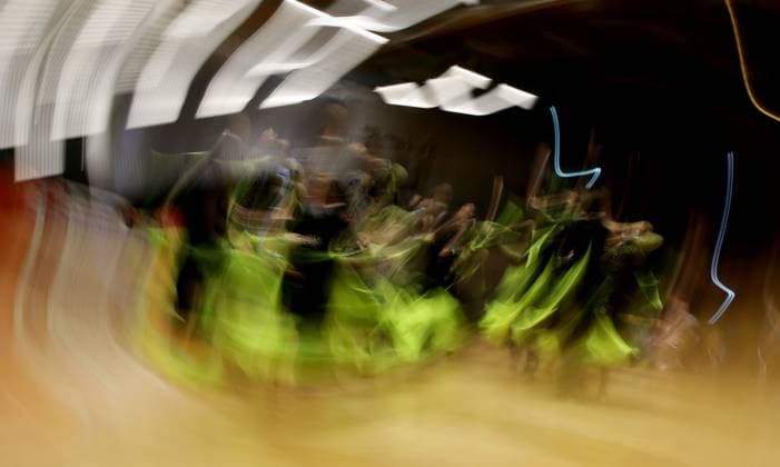 Ludwigsburg , Tanzen Bundesliga Standard Formationen, Feature Wischer Impression Symbolbild