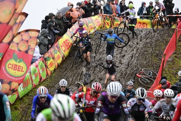 UCI Cyclocross World Cup Dendermonde 2025 DENDERMONDE, BELGIUM - JANUARY 05 : Illustrative picture showing the bad weather conditions during the 9th leg of the UCI Cyclocross World Cup series 2024-2025 in Dendermonde, Belgium, 05 01 2025 Dendermonde Belgium  Copyright: xPeterxDexVoechtx