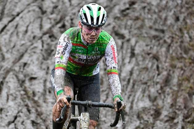 UCI Cyclocross World Cup Dendermonde 2025 DENDERMONDE, BELGIUM - JANUARY 05 : Norbert Riberolle Marion (BEL) of Crelan - Corendon during the 9th leg of the UCI Cyclocross World Cup series 2024-2025 in Dendermonde, Belgium, 05 01 2025 Dendermonde Belgium  Copyright: xPeterxDexVoechtx